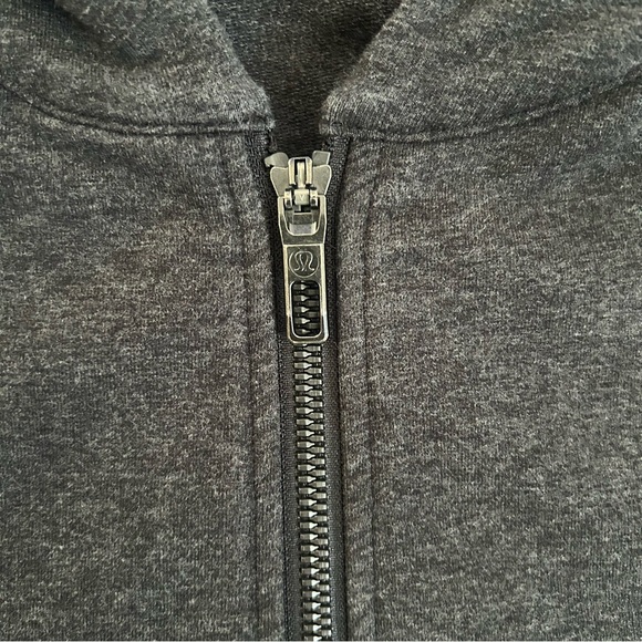 Lululemon Cross Cut Hoodie Heathered Black - Picture 11 of 12